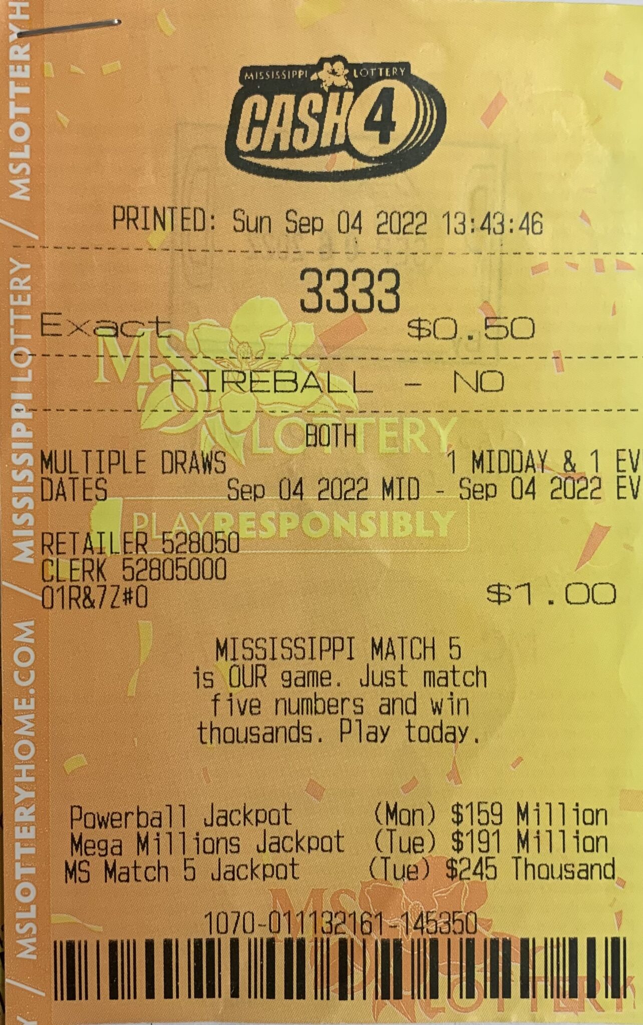 Mega Millions Mississippi Check Numbers - erecrml