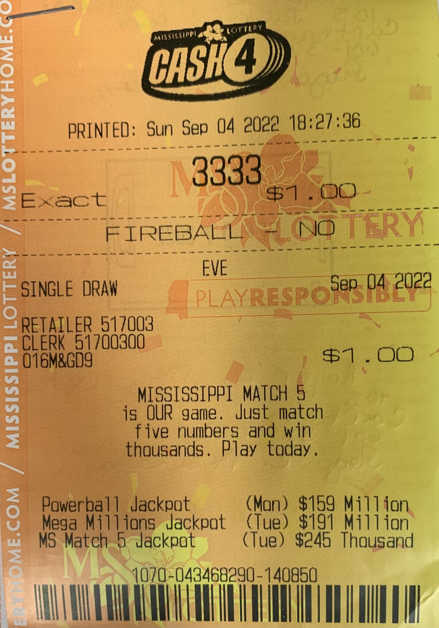 Mega Millions Mississippi Check Numbers - 6q1vooq