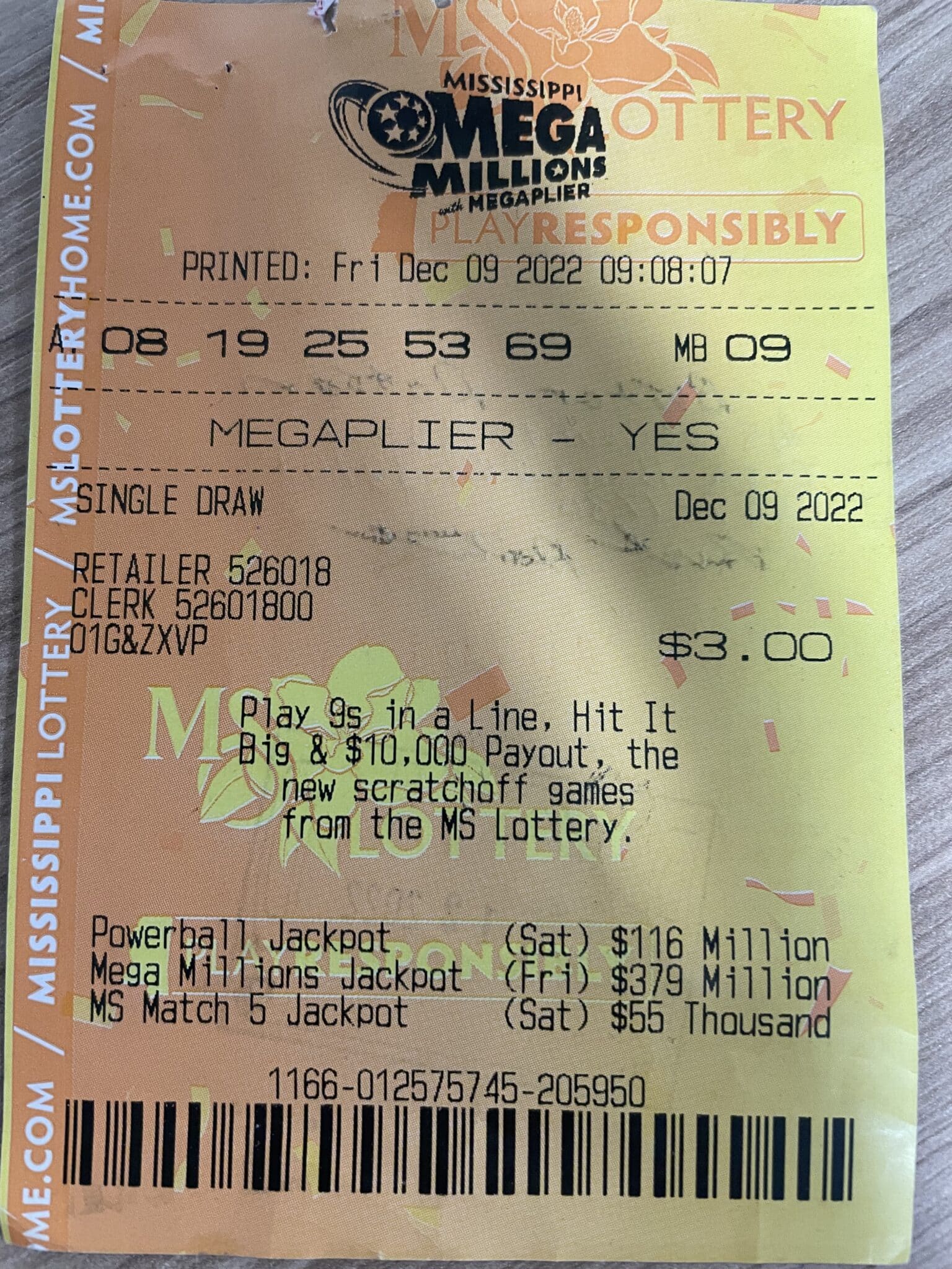 Itta Bena Man Wins 2,000 Mississippi Lottery