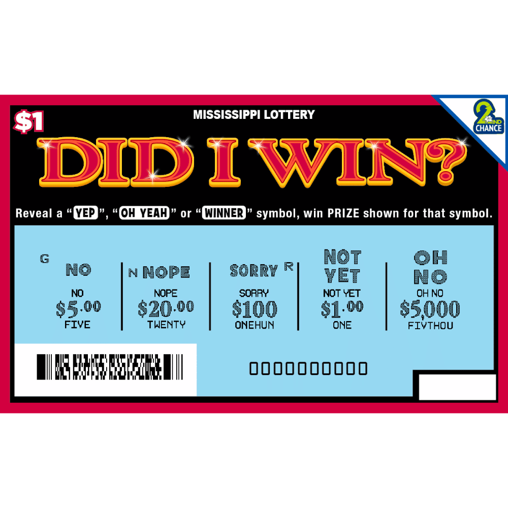 Did I Win? - Mississippi Lottery