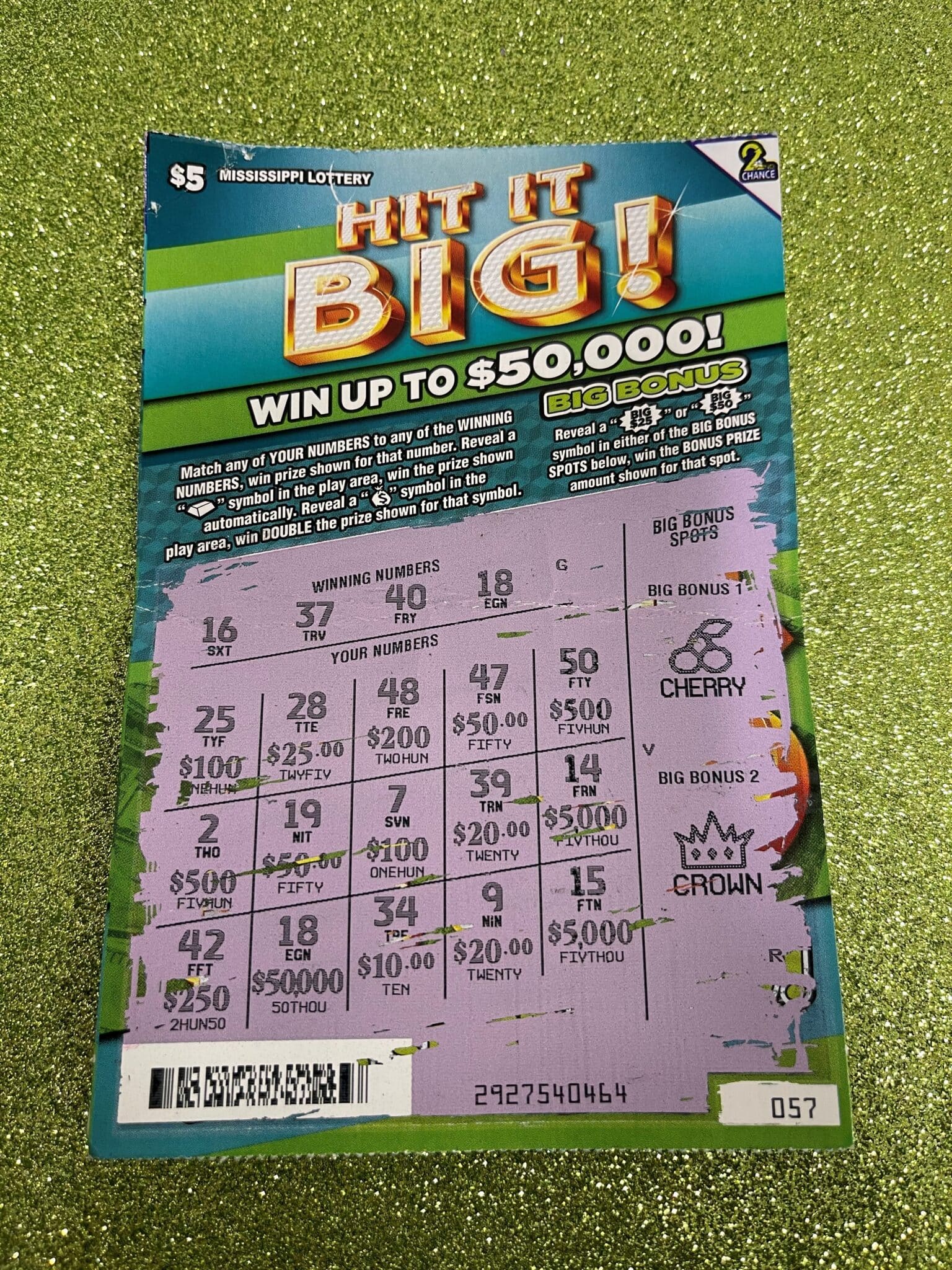 Greenville Man Wins $50,000 - Mississippi Lottery