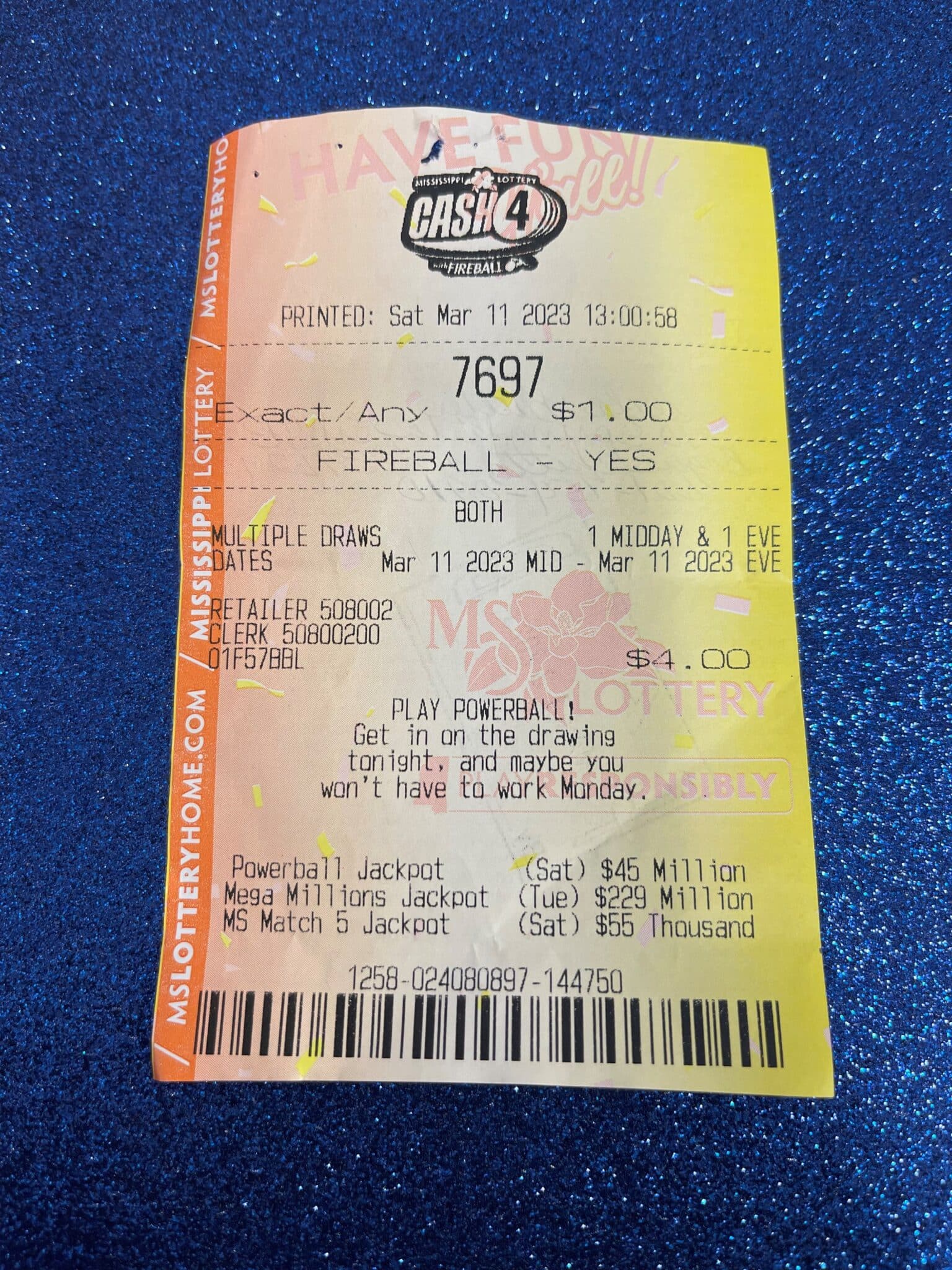 Bogue Chitto Woman Wins 2,700 Mississippi Lottery