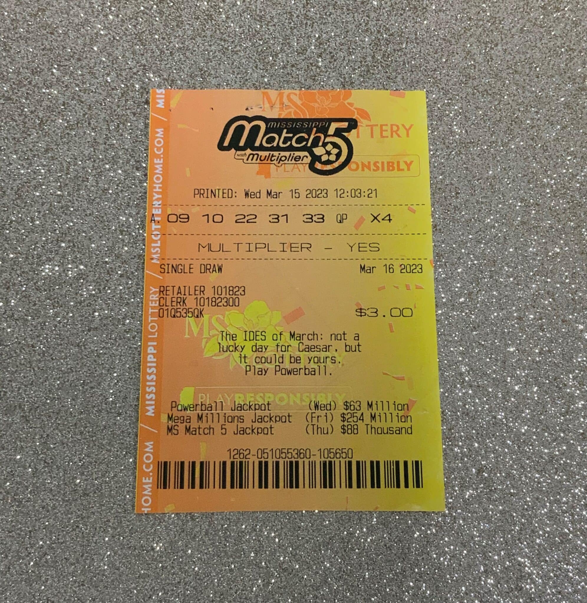 Lucedale Woman Wins 800 Mississippi Lottery