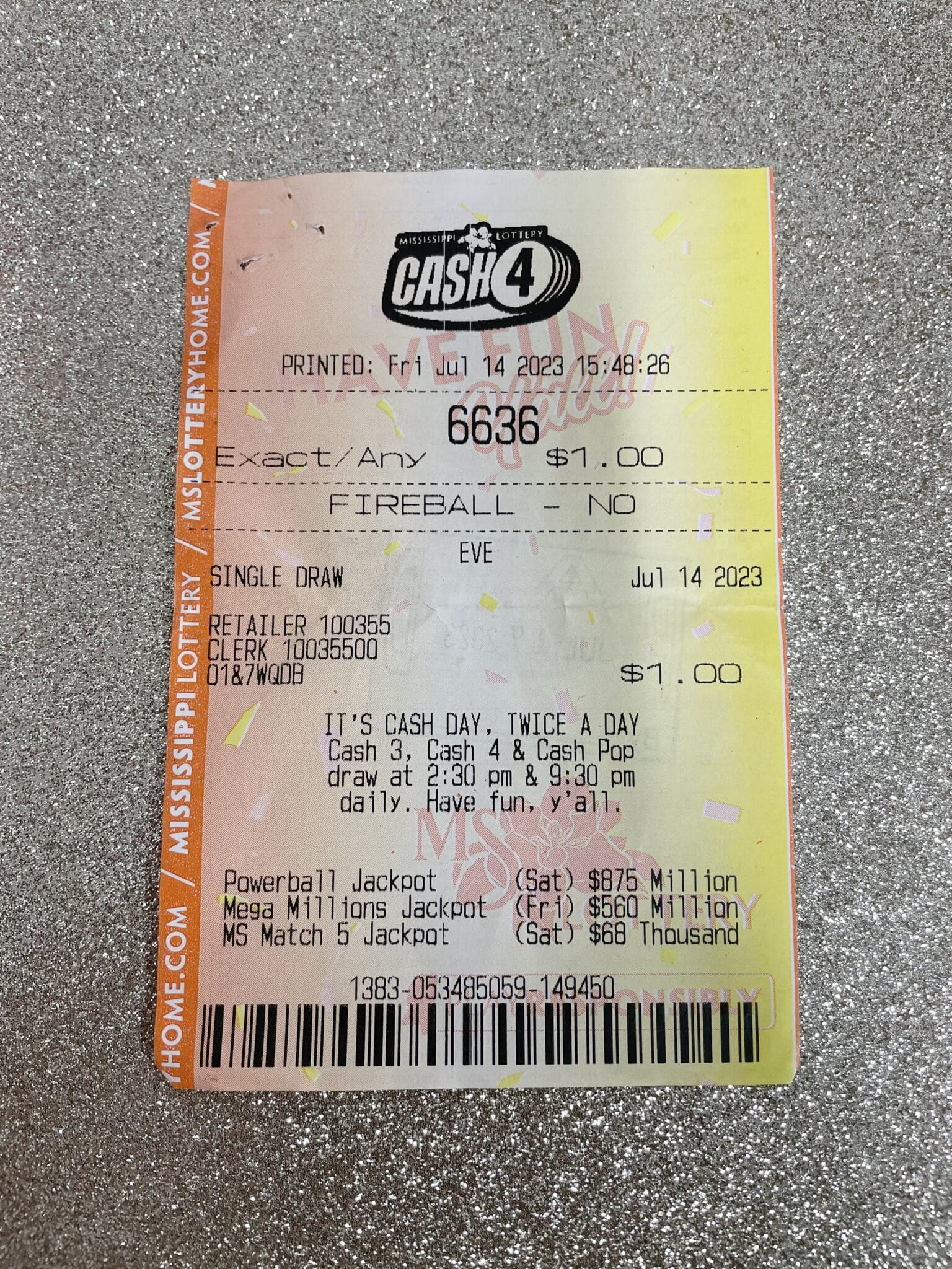 Greenville Woman Wins 3,100 Mississippi Lottery