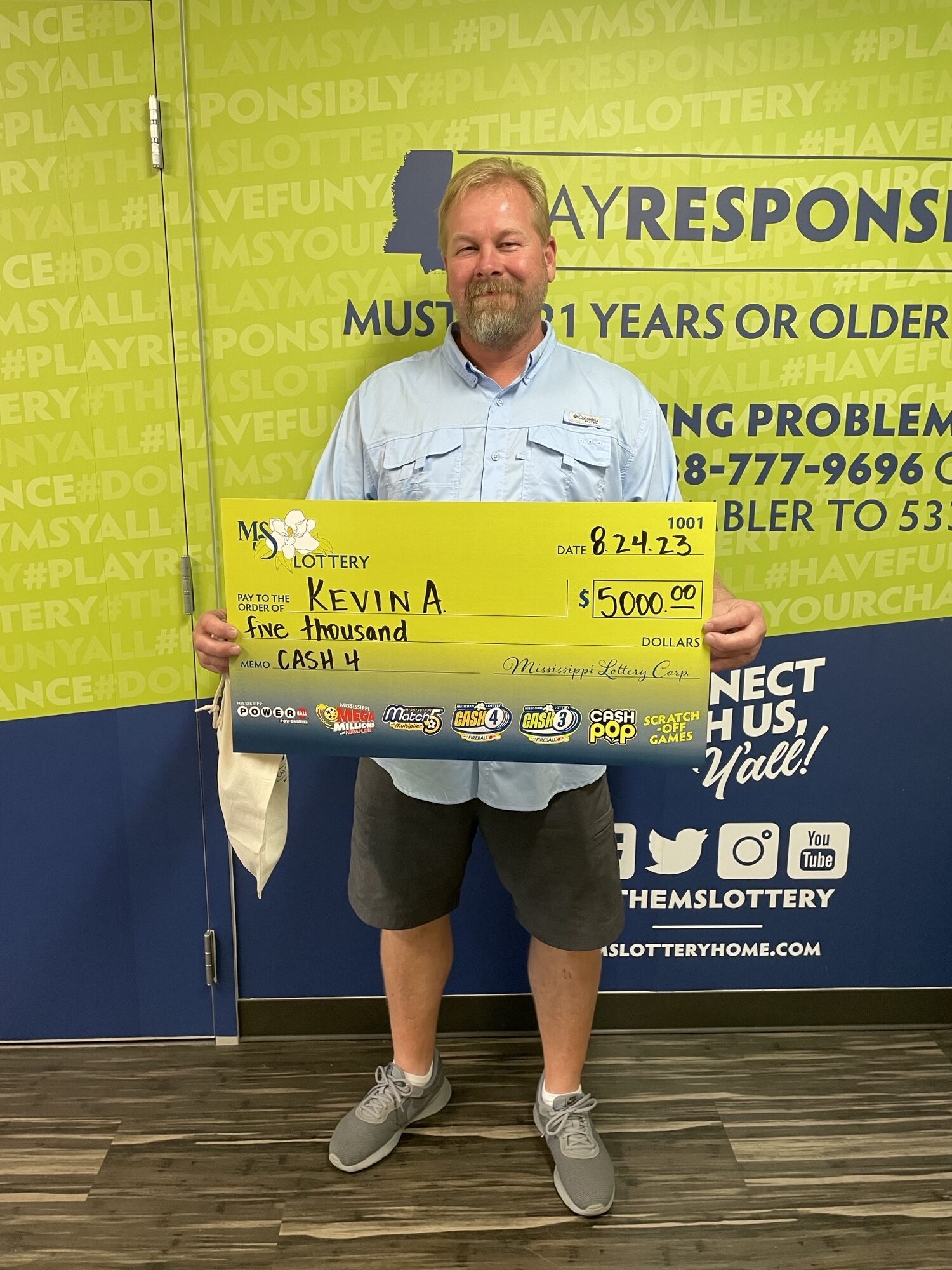Baldwyn Man Wins 5,000 Mississippi Lottery