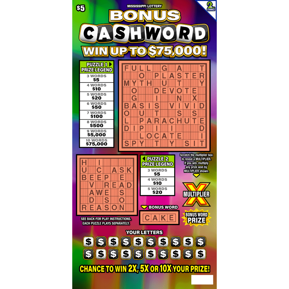 500000 Cashword Corners 2023, Games