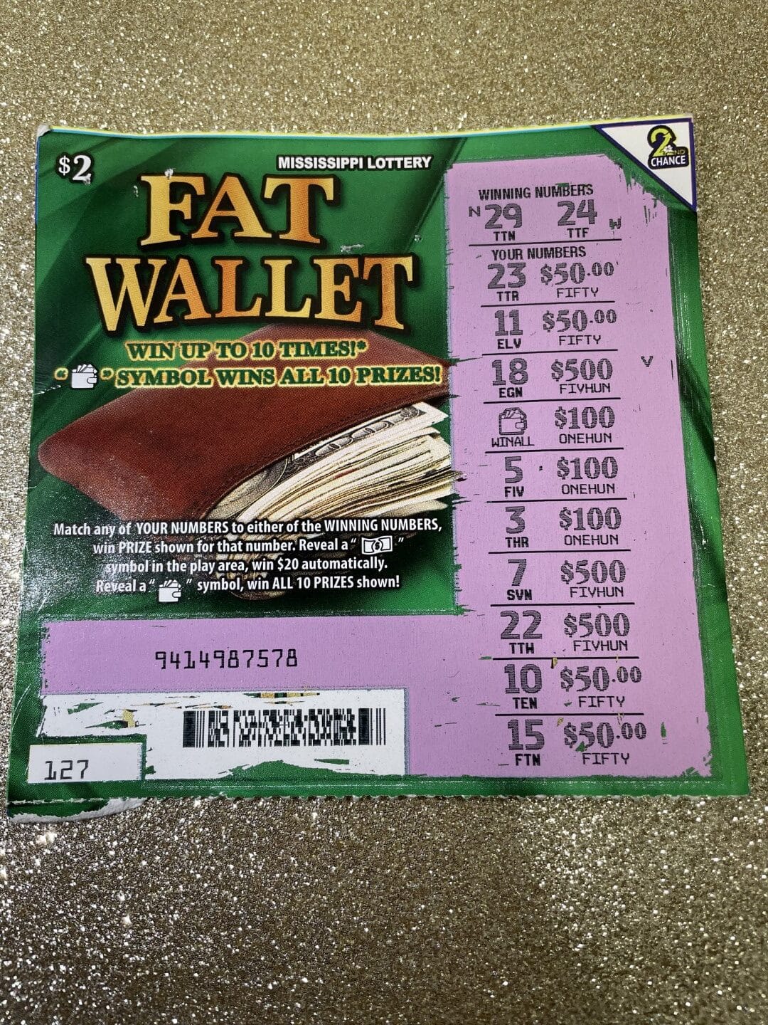 Pachuta Player Won 2,000 Mississippi Lottery