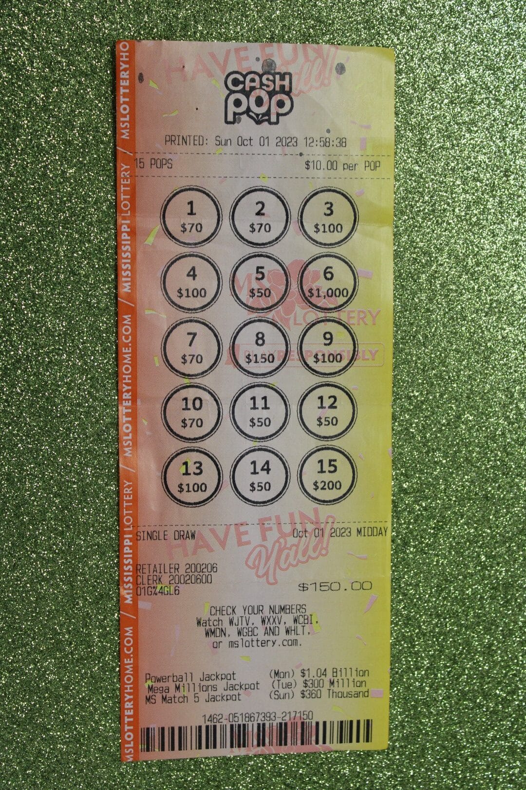 Shaw Woman Won 1,000 Mississippi Lottery