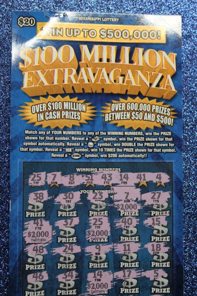 Mendenhall Man Won $10,000 - Mississippi Lottery