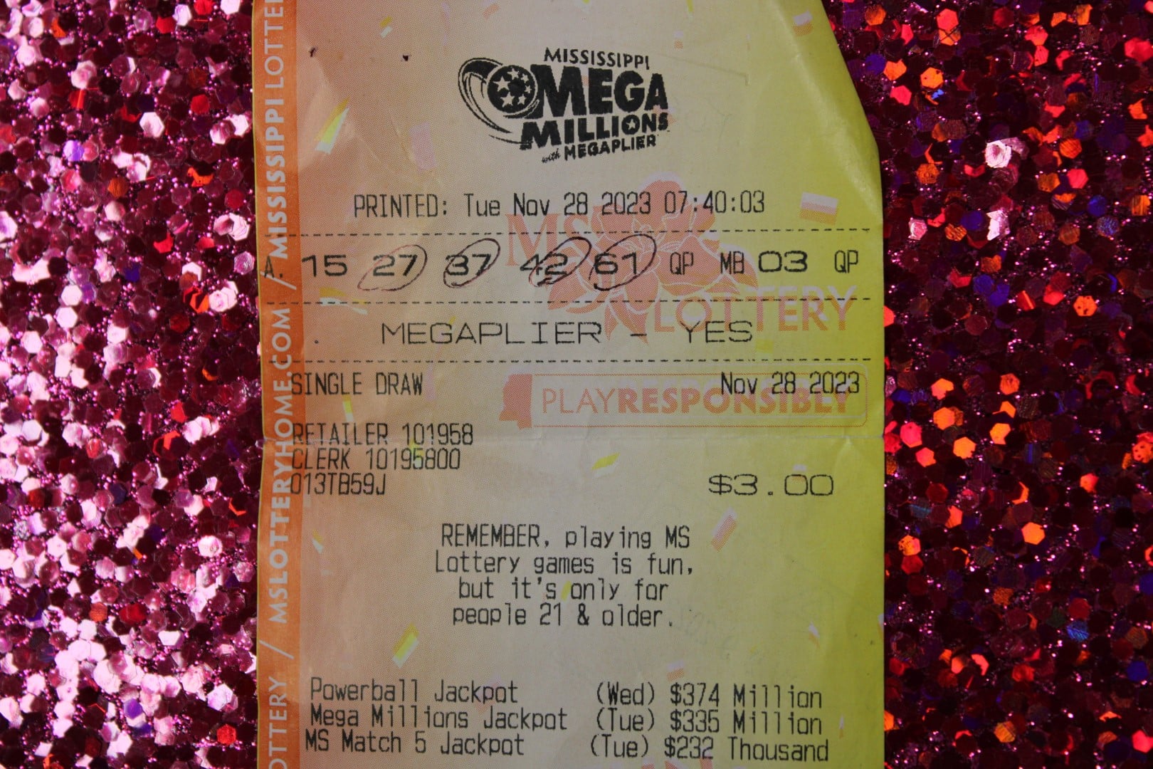 Pelahatchie Woman Won 1,500 Mississippi Lottery