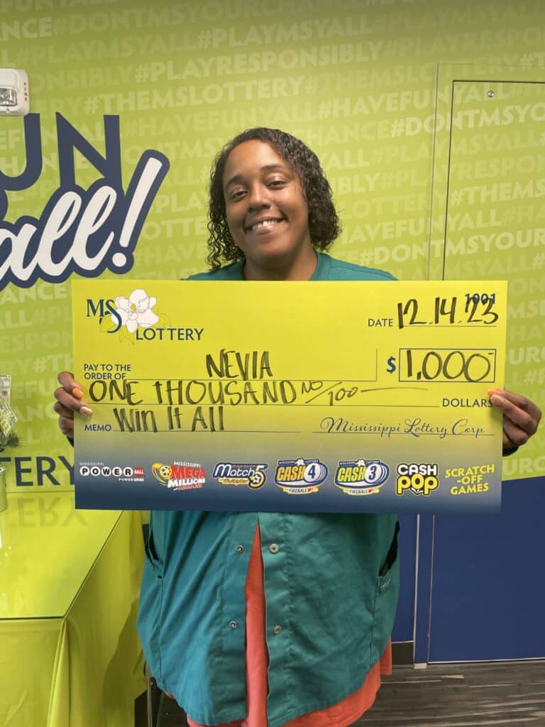 Jackson Woman Won 1,000 Mississippi Lottery