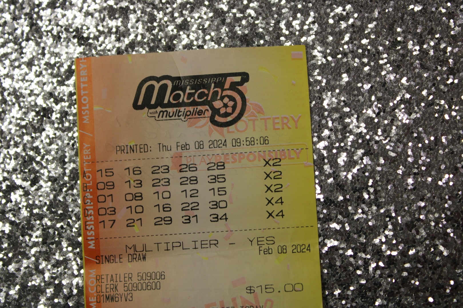 Bentonia Man Won 1,000 Mississippi Lottery