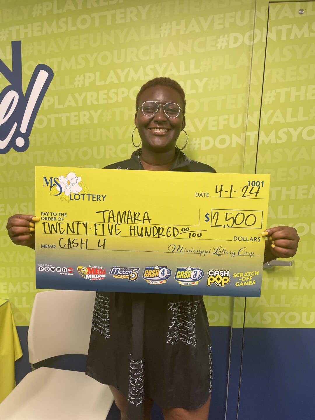 Jackson Woman Won $2,500 - Mississippi Lottery