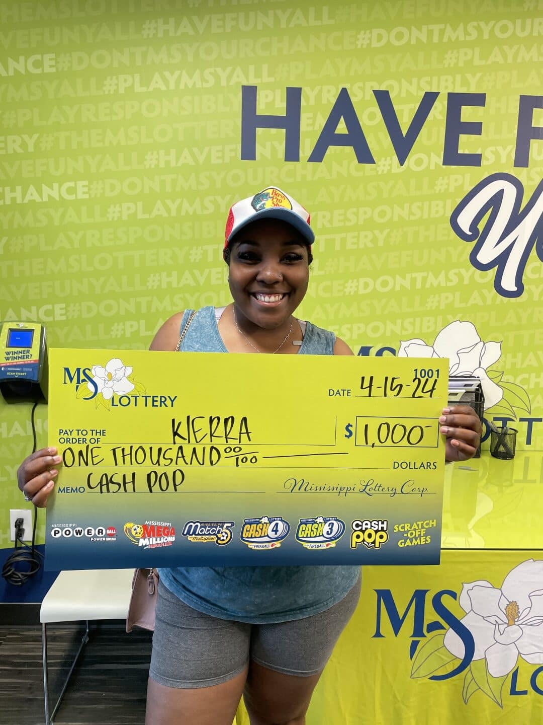 Starkville Woman Won $1,000 - Mississippi Lottery