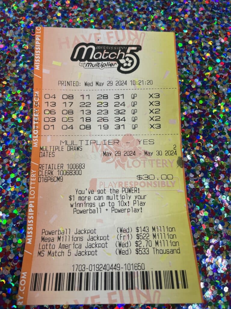 Clay County Woman Won $572,131 - Mississippi Lottery